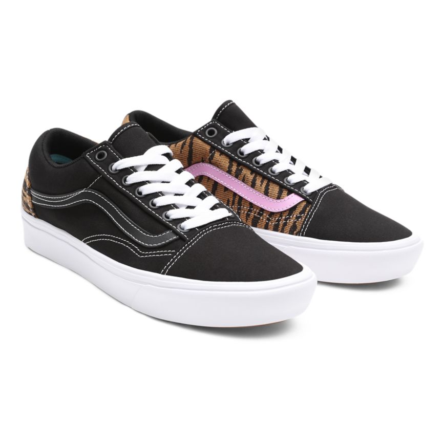 Vans Le Tigre ComfyCush Old Skool Shoes Black | VN605H6DA58