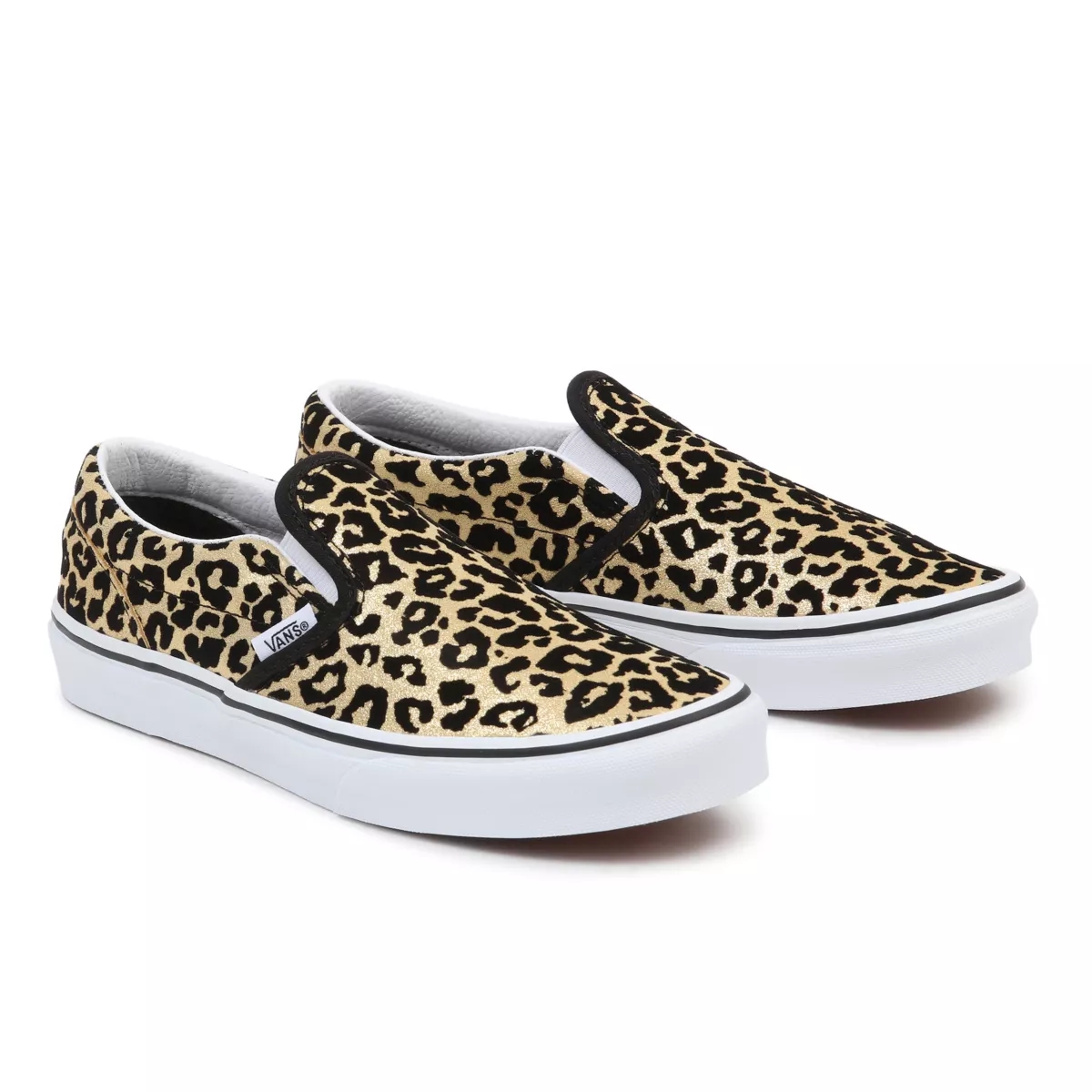 Vans Slip On Flocked Leopard Shoes Leopard | VN930T9BV79